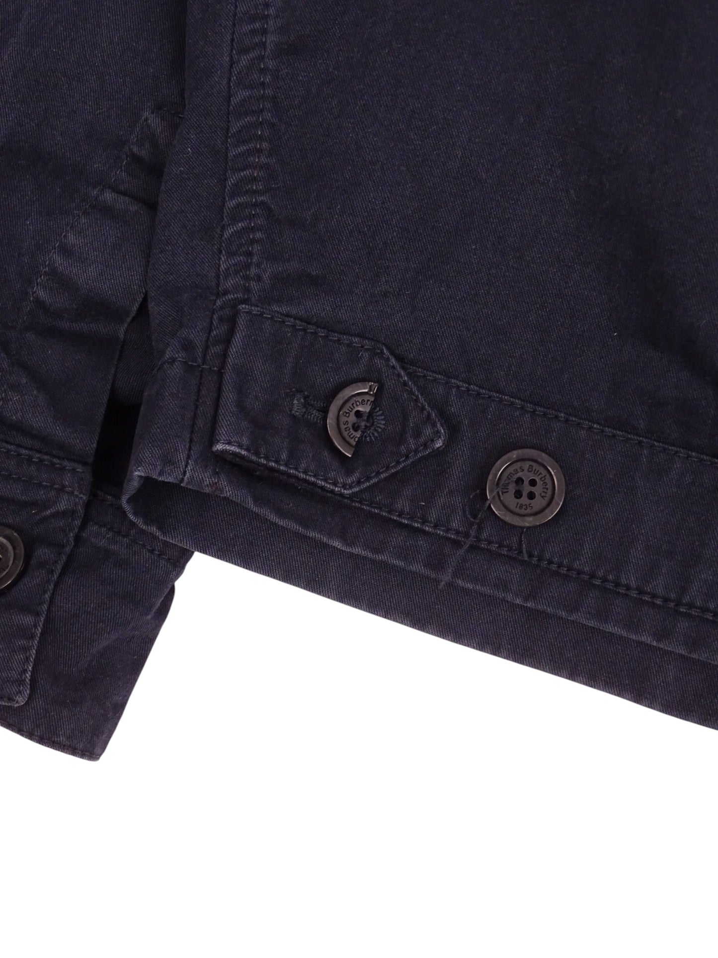 Burberry Veste Harrington Bleu Marine L Homme