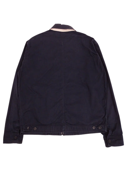 Burberry Veste Harrington Bleu Marine L Homme