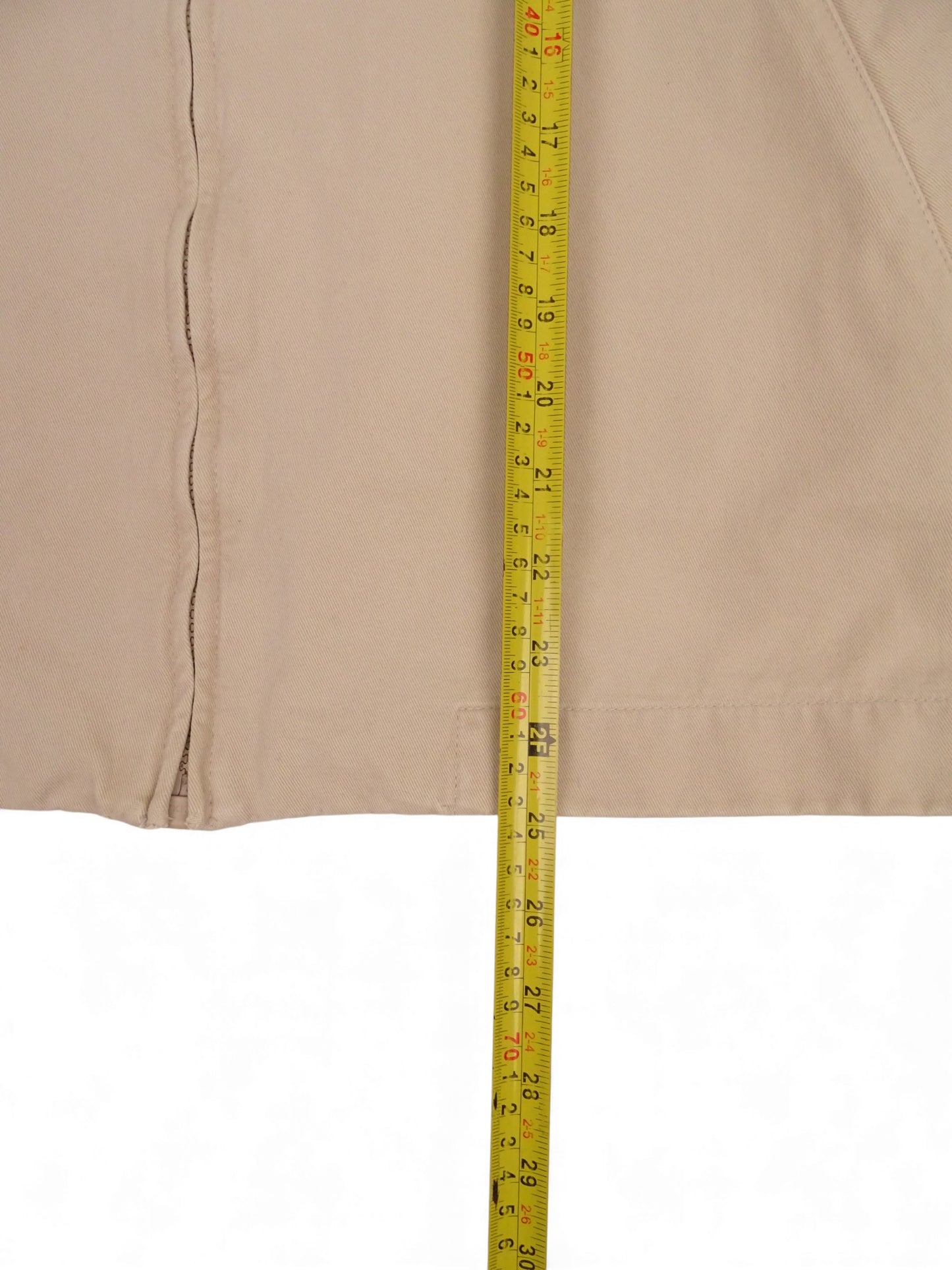 Burberry Veste Harrington Blanc/Crème Coton XL Homme