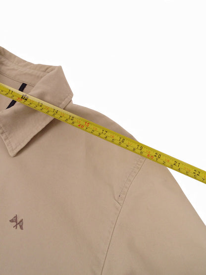 Burberry Veste Harrington Blanc/Crème Coton XL Homme