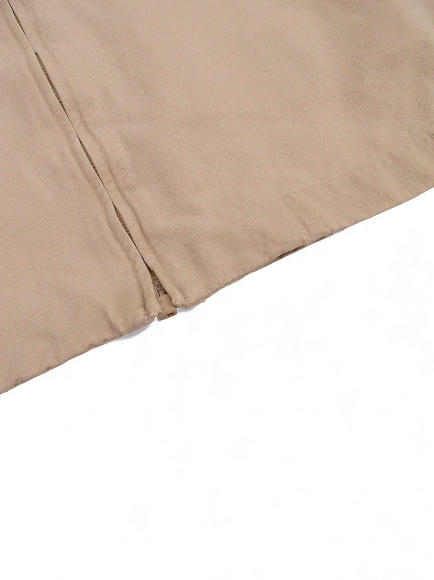 Burberry Veste Harrington Blanc/Crème Coton XL Homme