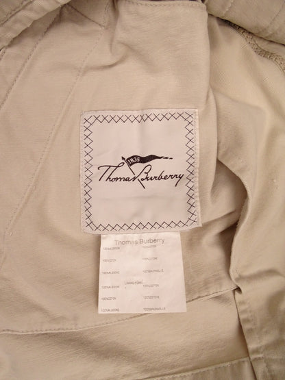 Burberry Veste Harrington Blanc/Crème Coton XL Homme