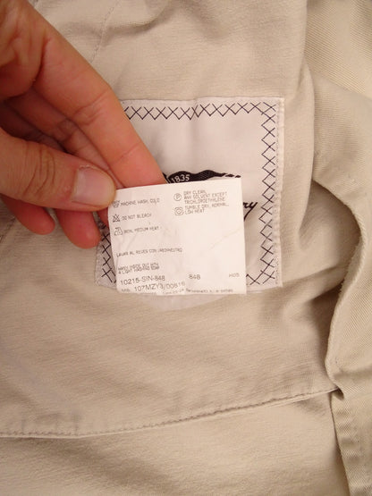 Burberry Veste Harrington Blanc/Crème Coton XL Homme