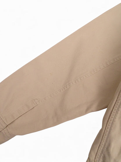 Burberry Veste Harrington Blanc/Crème Coton XL Homme