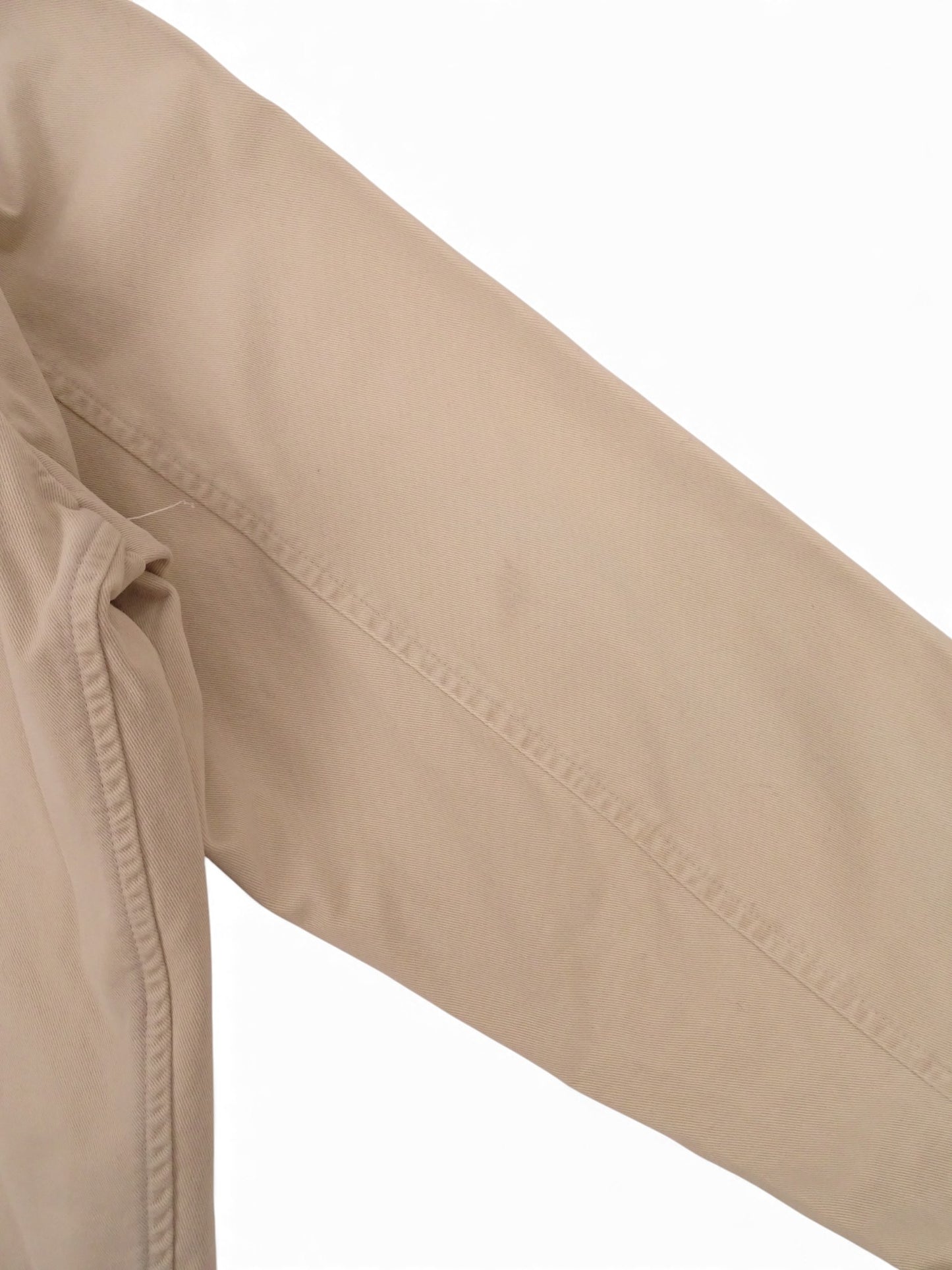 Burberry Veste Harrington Blanc/Crème Coton XL Homme
