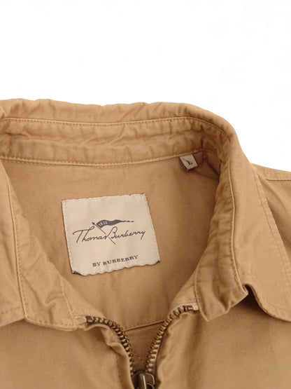 Burberry Veste Blouson Harrington Matelassé Demi-SaisonBeige Coton L Homme