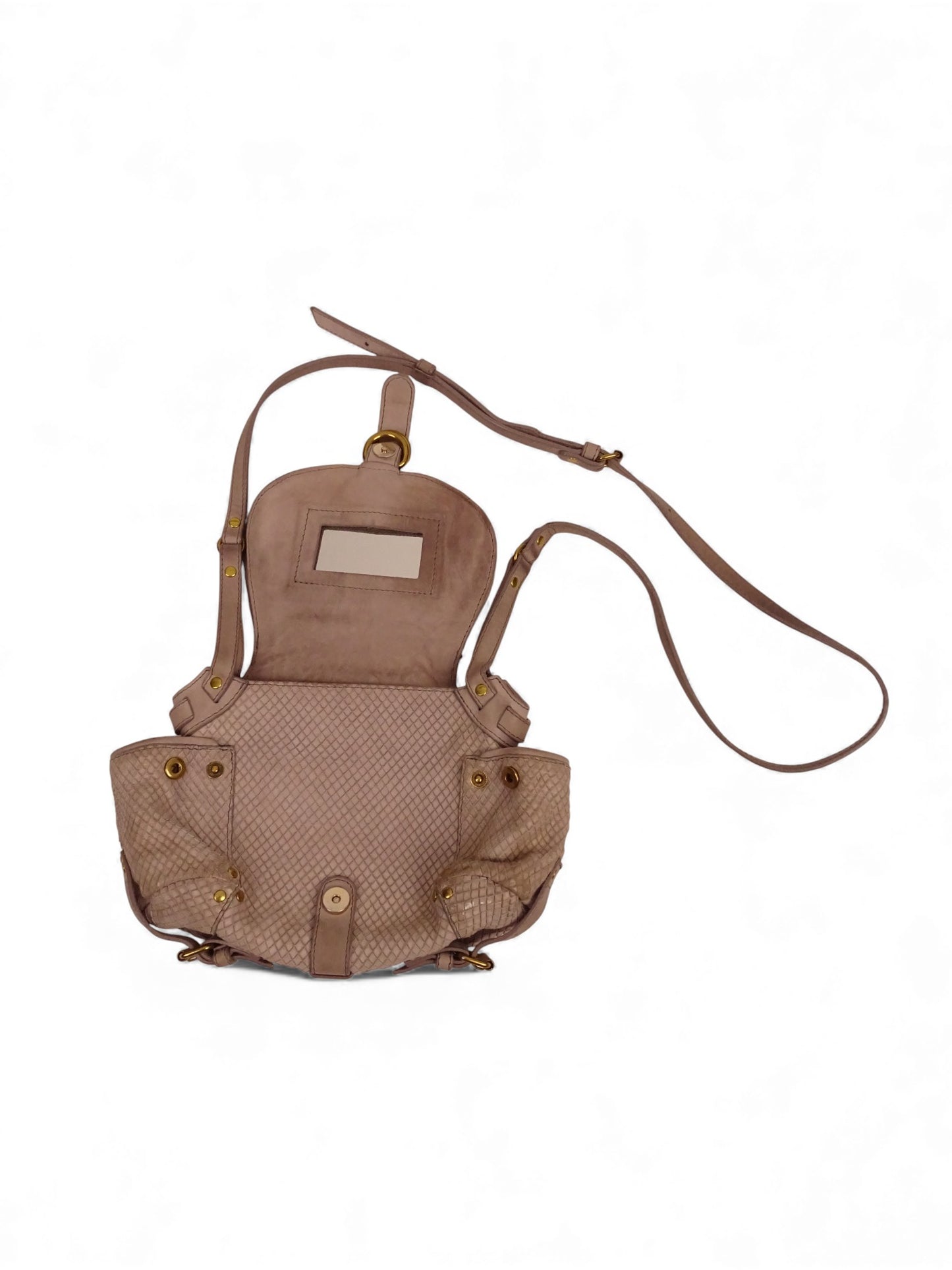 Jérôme Dreyfuss Sac Bandoulière Twee Mini Python Gris