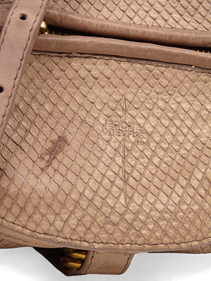 Jérôme Dreyfuss Sac Bandoulière Twee Mini Python Gris