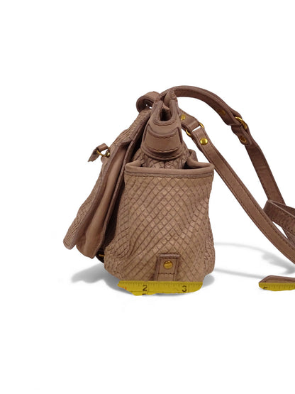 Jérôme Dreyfuss Sac Bandoulière Twee Mini Python Gris