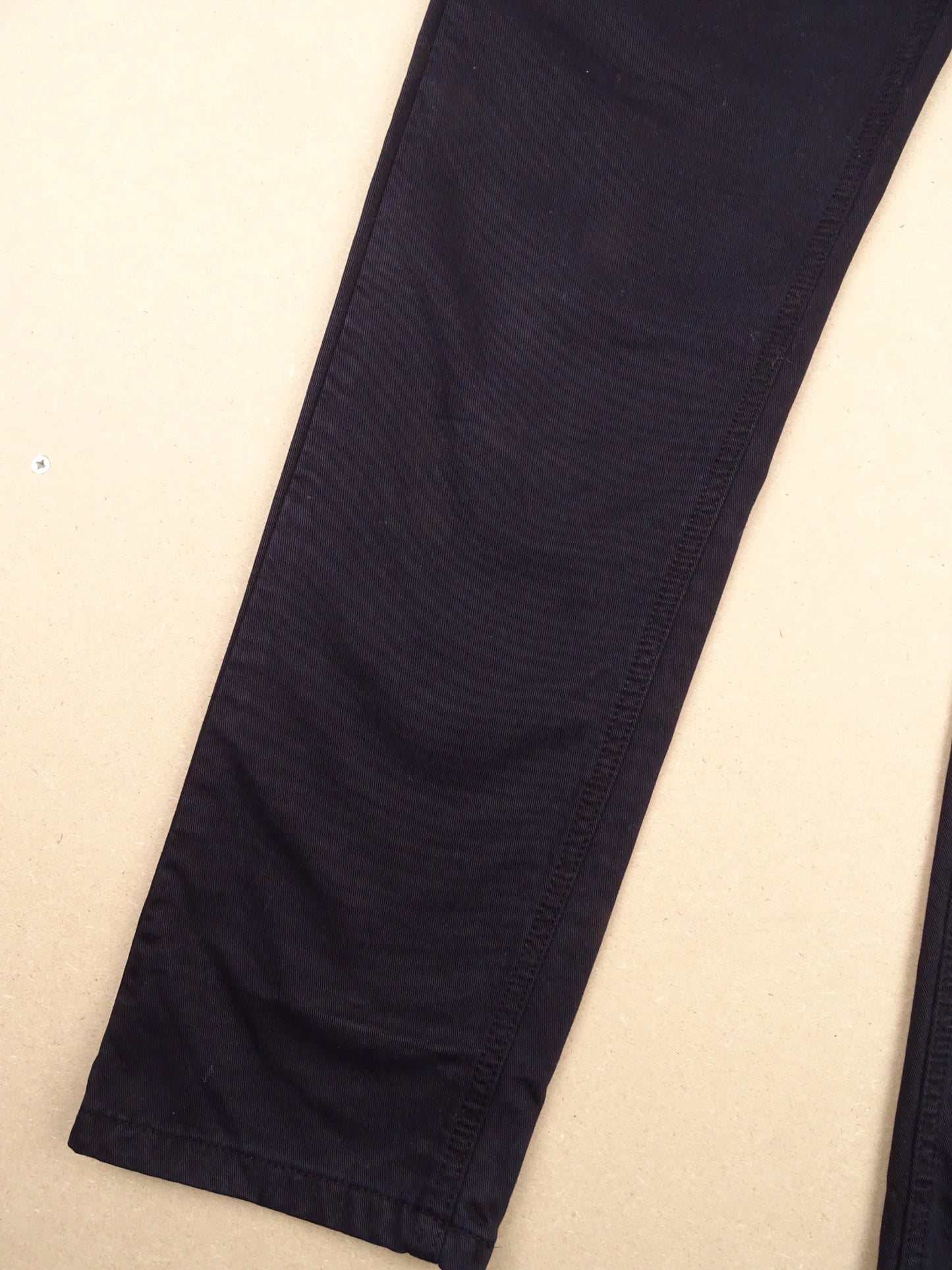 Pantalon Burberry Chino Bleu Marine 100% Coton 36 / XS / Homme