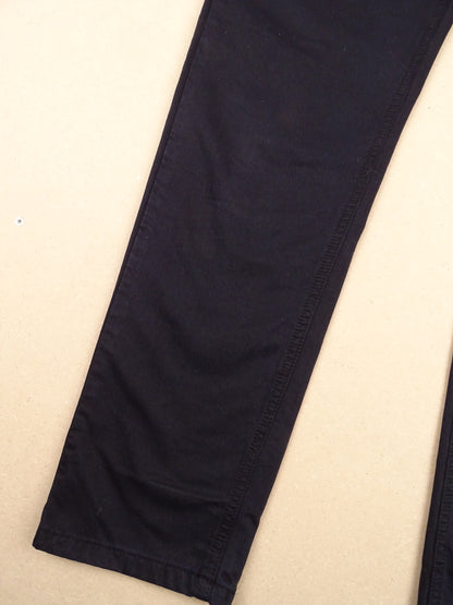 Pantalon Burberry Chino Bleu Marine 100% Coton 36 / XS / Homme