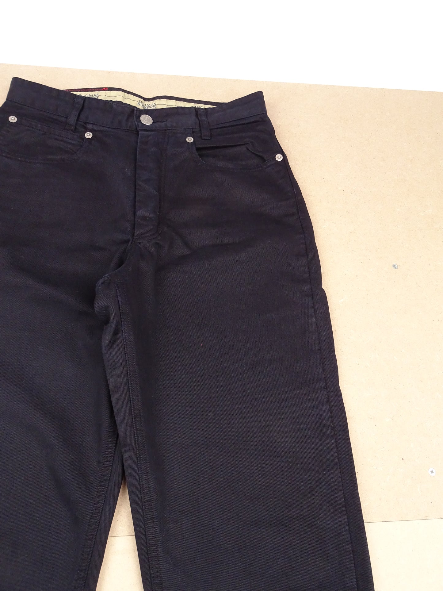 Pantalon Burberry Chino Bleu Marine 100% Coton 36 / XS / Homme