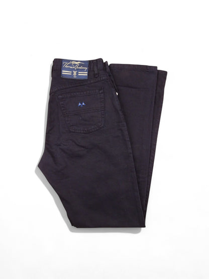 Pantalon Burberry Chino Bleu Marine 100% Coton 36 / XS / Homme