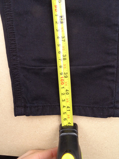 Pantalon Burberry Chino Bleu Marine 100% Coton 36 / XS / Homme