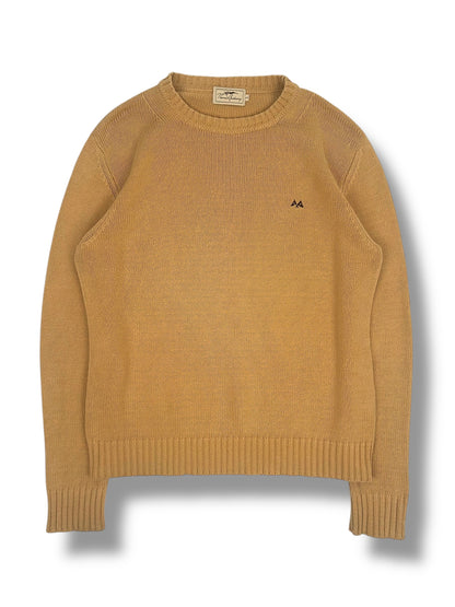 Burberry Pull Col Rond Beige Coton L Homme